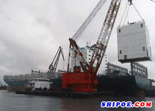 华润大东成功交付首艘“脱硫塔加装”项目船