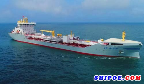 中船澄西交付全球技术领先1.86万吨化学品船