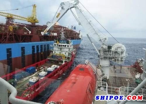 “海洋石油291”船助力“南海胜利”号FPSO系泊锚系更换项目完工