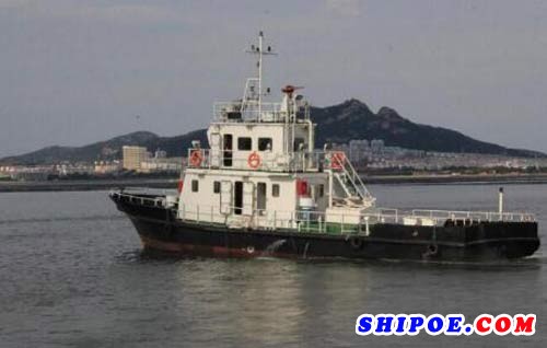 荣成市第二艘消防船正式投入使用