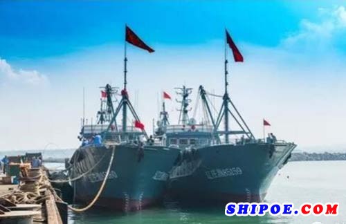 大船集团顺利交付首制4艘渔船