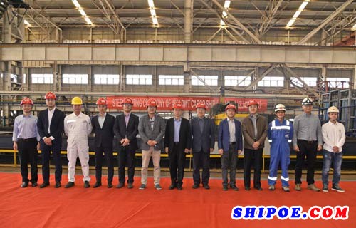 镇江船厂开工建造韩国4650DWT杂货船