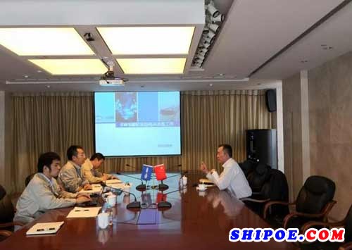 中船集团公司船海部主任徐行调研外高桥造船邮轮项目相关准备工作