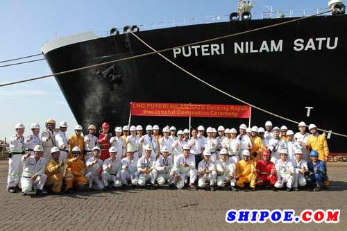 招商工业孖洲岛基地顺利完成首艘外籍LNG船舶修理