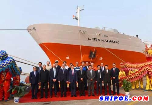 全球最大改装橙汁运输船在中船澄西问世，技术达到世界领先水平