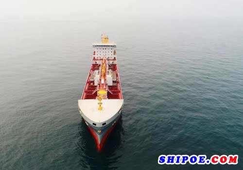 中船澄西交付第二艘全球技术领先1.86万吨化学品船