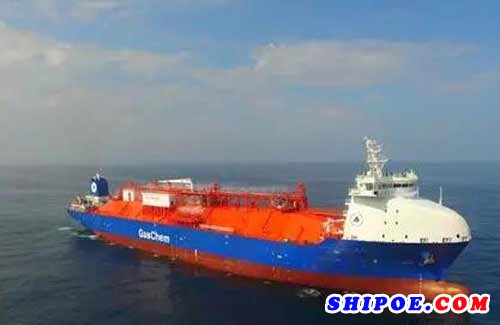 中集太平洋海工再获一艘38000立方米液化乙烯/乙烷运输船订单