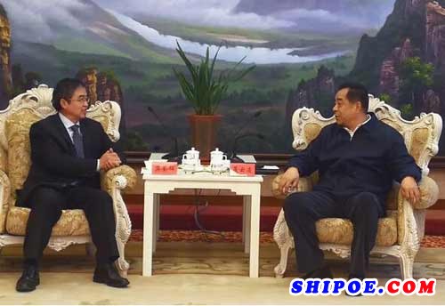 中国船级社党组书记莫鉴辉拜访黑龙江省政府