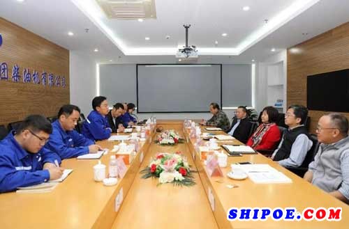 GE Power中国采购团队高层拜访中国船柴