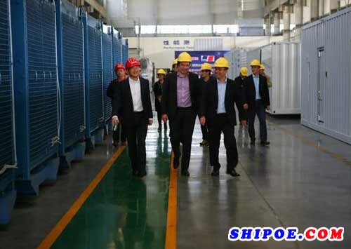 苏美达与劳斯莱斯MTU中国合作的首台发电机组下线