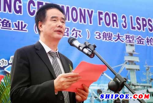 上海水产集团副总裁唐文华先生致辞
