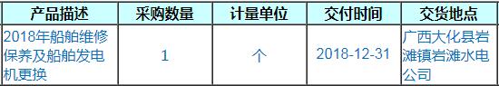 船舶发电机更换