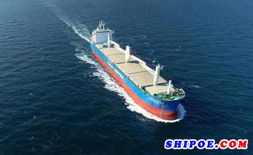 大连中远海运重工首制6.2万吨多用途纸浆船完成试航