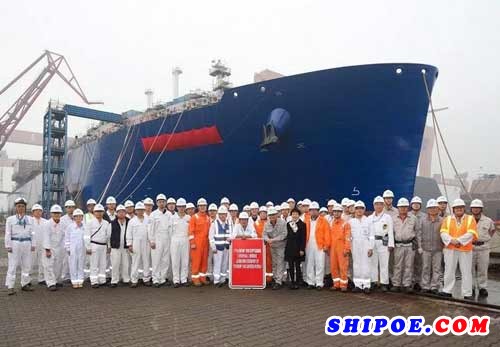 完整性最佳，沪东中华亚马尔项目第一艘LNG船出坞
