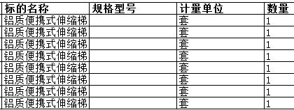 舟山中远船务工程有限公司的铝质便携式伸缩梯