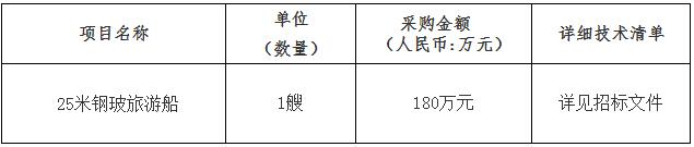 25米鋼玻旅游船