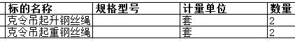 舟山中远船务工程有限公司的克令吊起升钢丝绳