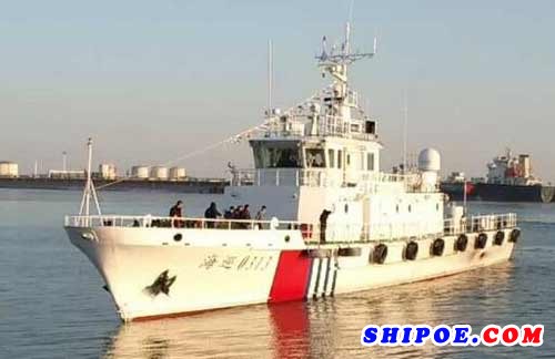 同方江新造“海巡0313”和“海巡0432”巡逻船正式交接列编