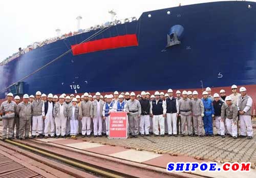 沪东中华造船两型船生产节点有序推进