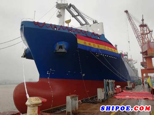 扬帆集团首制2200箱船交付 实现2019年开门红