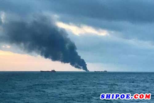 坦桑尼亚两艘轮船在刻赤海峡附近起火 已致14人遇难6人失踪