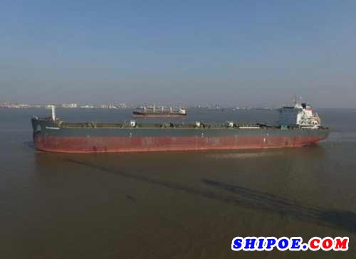 新韩通为Oldendorff建造首制82000吨散货轮试航成功