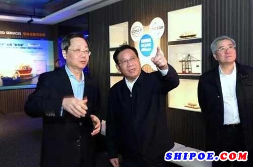 上海市委书记李强希望中远海运深度参与上海国际航运中心建设