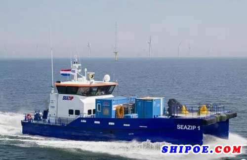 达门为欧洲海上风电运维商SeaZip建造双海斧式纯铝合金运维船队 