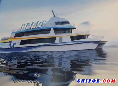 江龙船艇签订新型环珠澳观光客船