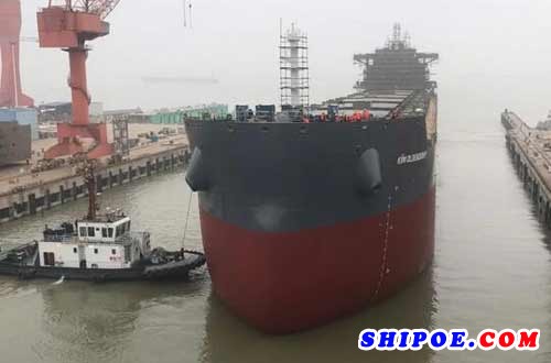 新韩通为Oldendorff建造的第三艘82000吨散货船下水