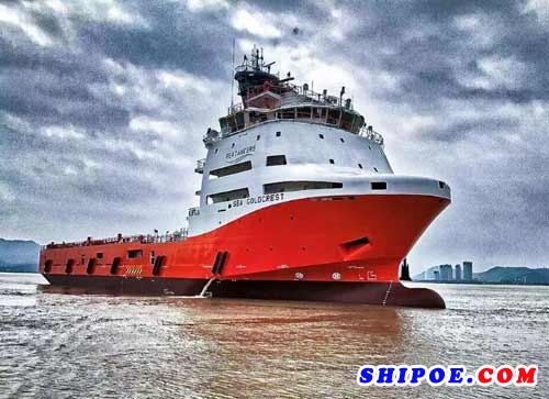 马尾造船88.8米多用途平台供应船成功交付