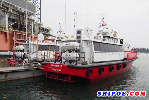新加坡达门船厂向Seaways国际交付了两艘达门快速人员运输船FCS 2206