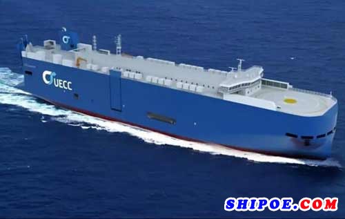 江南造船2+1+1艘3600车双燃料混合动力汽车运输船建造合同