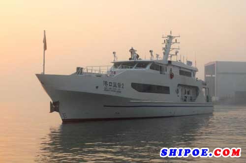 大津重工承建47米港口工作船圆满完成试航任务