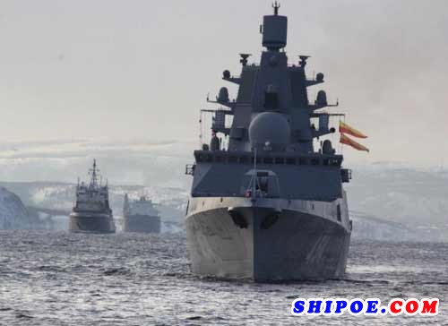 2月26日，“戈尔什科夫海军上将”号及编队其他舰艇启程，开始该舰第一次远洋航行。