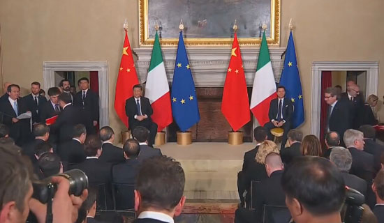 习近平与意大利总理共同见证！中交集团签约意两港口项目