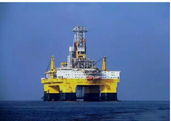 中海油租用世界上最大的半潜式钻井平台之一