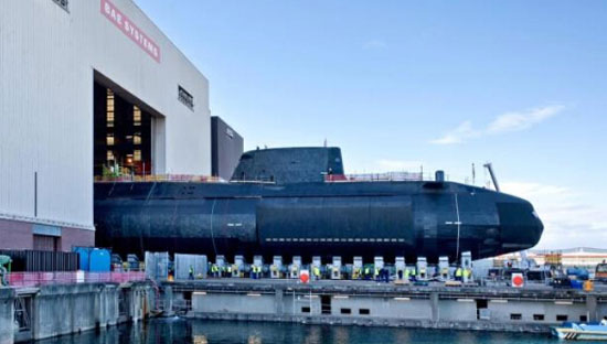 英国在建核潜艇上被报告发现炸弹 近两千人被紧急疏散
