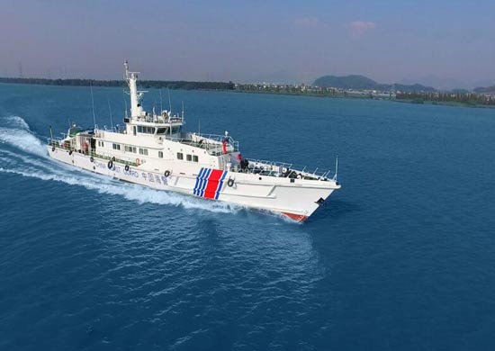 江龙船艇JL5500超高速海警执法船助力海洋强国战略