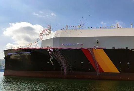 三菱重工命名第三艘新一代16.5万方LNG船