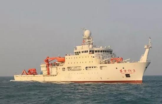 获DNV GL权威认证的全球最大静音科考船"东方红3"船顺利完成试航