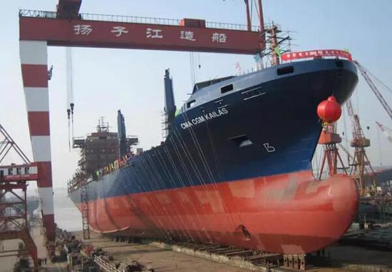 扬子江造船2019年第一季度盈利8.24亿元