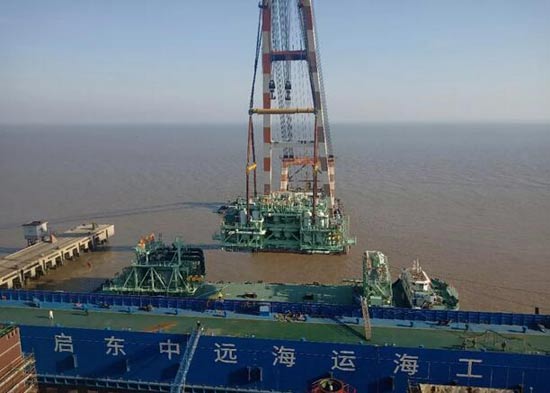 启东中远海运第六个再气化模块项目成功交付