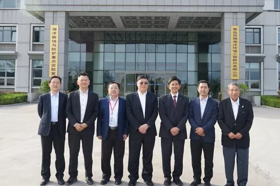 日本邮船株式会社常务副总经理访问青岛双瑞公司
