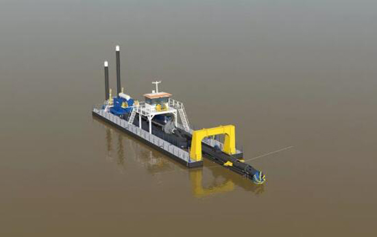 达门船厂推出创新型深挖绞吸式挖泥船DCSD500