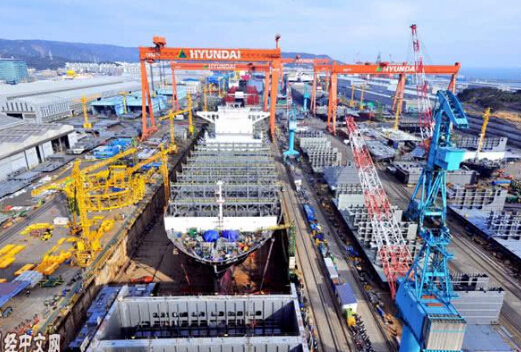韩国现代重工业和大宇造船合并需经中日等国批准