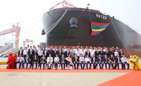 中船澄西交付国内首艘完全自主设计建造的大型木屑船