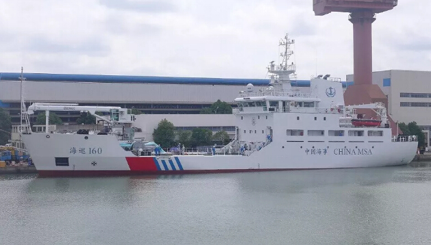 全球首艘无纸化建造船舶“海巡160”在江南造船交付