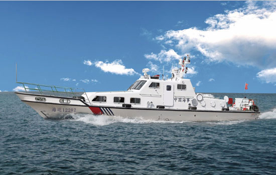 江龙船艇为长江海事局交付17.95米批量海事执法艇