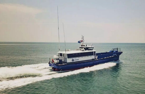 达门向安哥拉潜水服务公司交付铝合金快速人员运输船FCS 2206